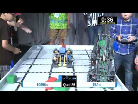 2015 VEXIQ Elem Q85 -  (10656 15A) 168 - VEX-IQ Elementary School-VEX Worlds 2015