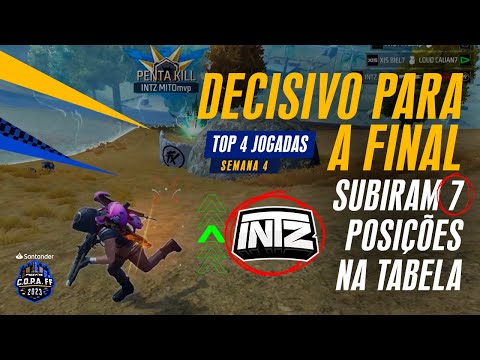 C.O.P.A. FF MELHORES JOGADAS SEMANA 04 - SALTO NA TABELA E BOOYAH NO GÁS | FREE FIRE ESPORTS BRASIL
