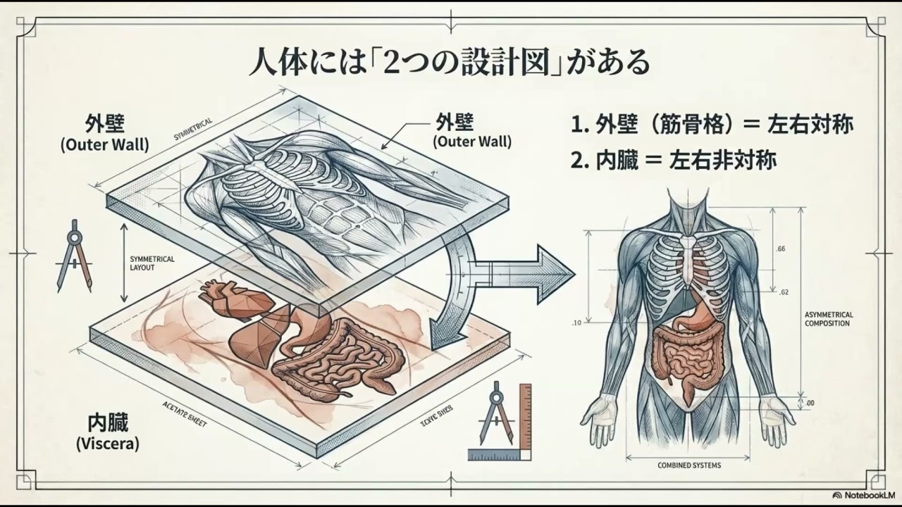 なぜ、人間の体は「左右非対称」なのか？