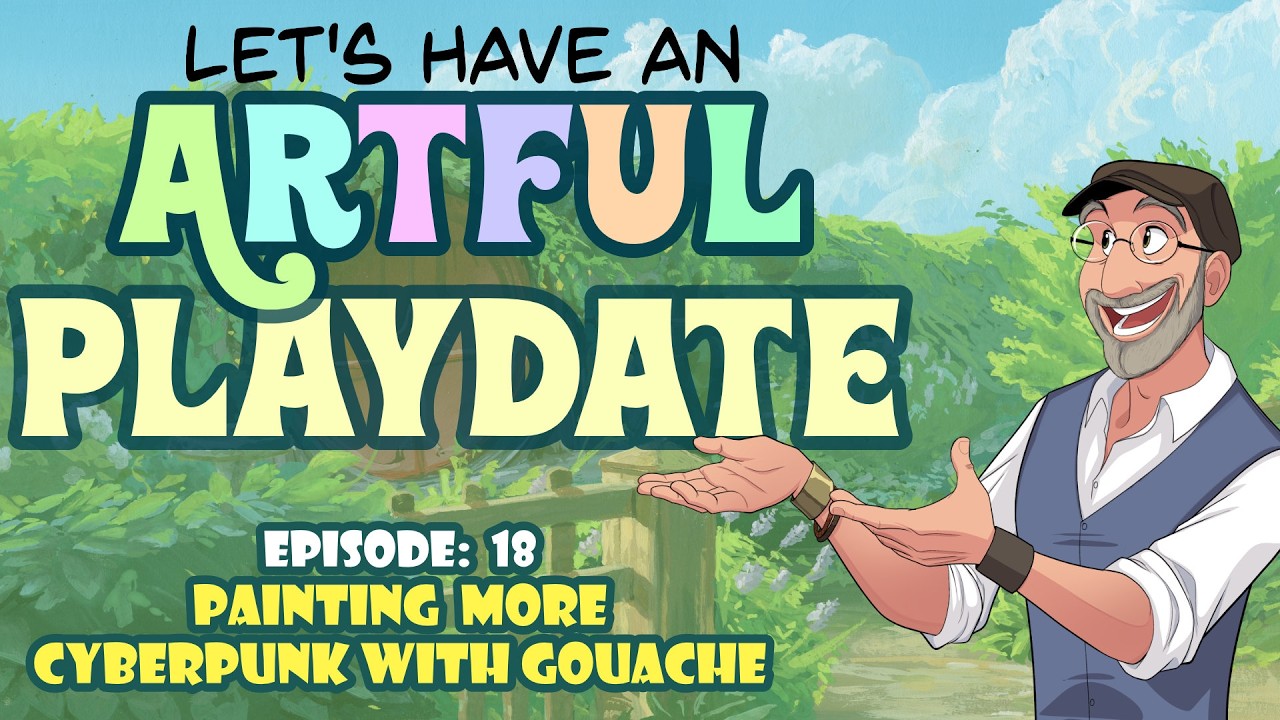 Paint With Me: A Cozy, Relaxing Place to Start Your Day (Artful Playdate)  Episode: 18
