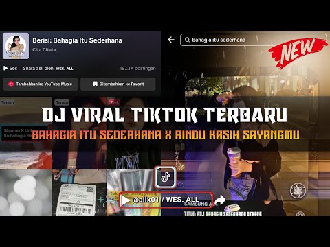FDJ BAHAGIA SEDERHANA X RINDU KASIH SAYANGMU  CITA CITATA 2024 BY WES ALL