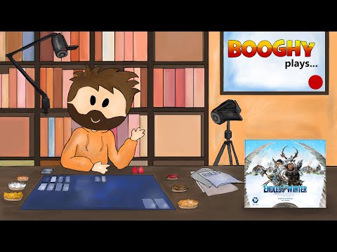 Booghy plays... Endless Winter: Paleoamericans(w.exp. Acestors, Rivers and Rafts)(2 workers variant)