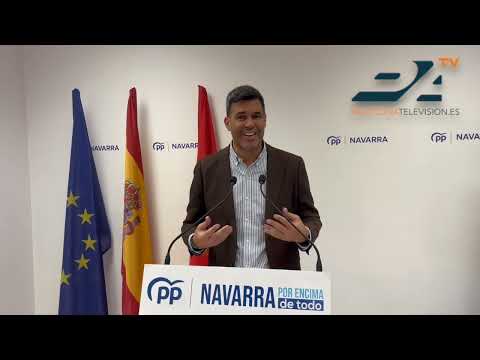 Javier García critica la «inacción del Gobierno de Chivite» y acusa al PSN de estar «marcado por la corrupción»