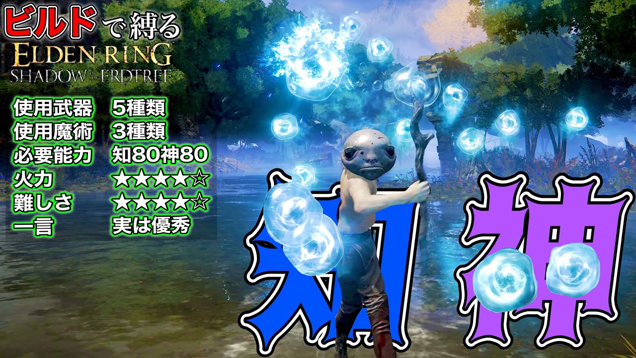 これだけしかないの??実は高性能なシャボォォォン(裏声)"知神"ビルドで縛る【ELDEN RING】【エルデンリング】