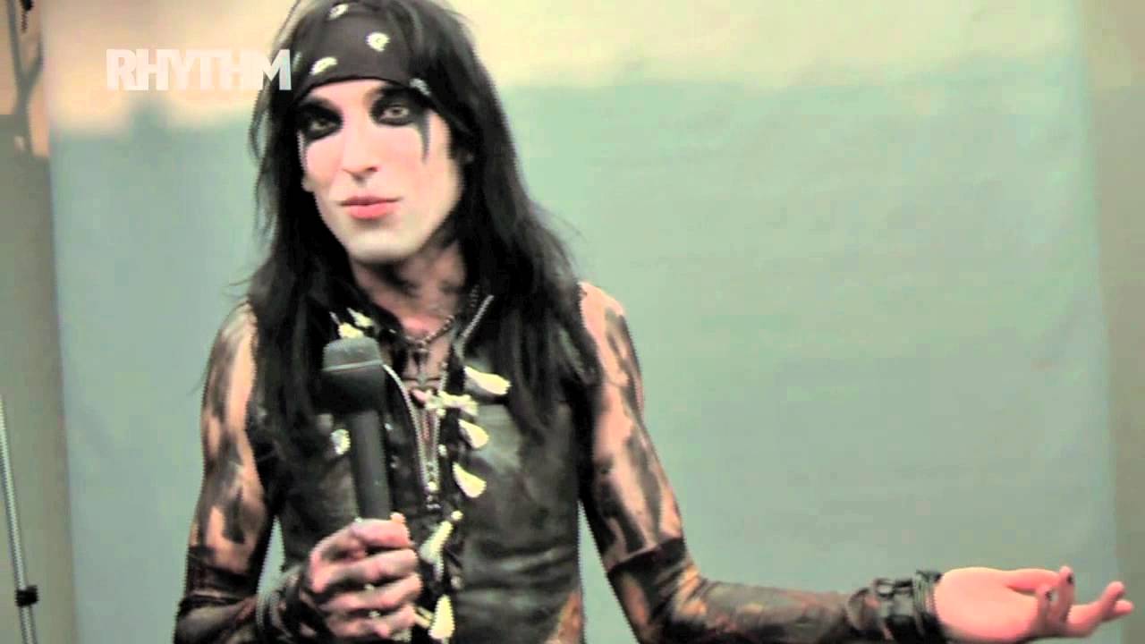 Black Veil Brides' CC on crazy moments, drum solos and topless fans - YouTube