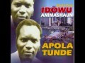 IDOWU ANIMASHAUN  - Apola Tunde