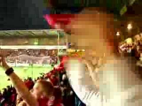 Aalborg BK (AaB) Fans in Aalborg