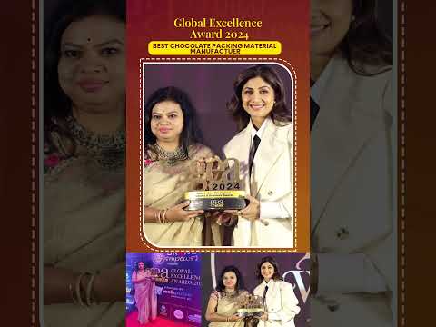 Sailaja Wins Global Excellence Award 2024 By Homemade Chocolate Business