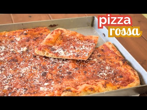 Pizza rossa - la mia ricetta semplice con impasto fatto a mano