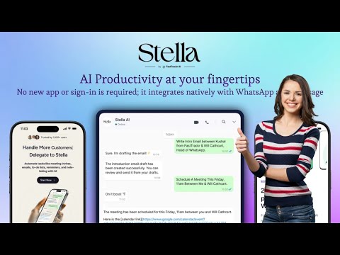 Stella AI Lifetime Deal: Automate Emails & Scheduling via WhatsApp!