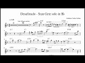 Stan Getz - "Desafinado" Transcription