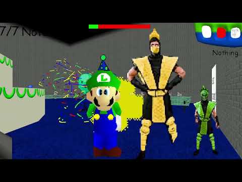 Luigi's Basics Birthday Blowout (Luigi is Back Again!!!) - Baldi's Basics Birthday Bash Mod