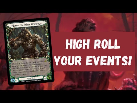 AGGRO HIGH ROLLING RHINAR 🥯 Rhinar CC Deck Tech Guide 🥯 Flesh and Blood FAB TCG