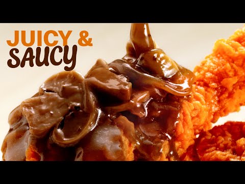 Mush-try Ayam Goreng McD™ with Creamy Mushroom Sauce