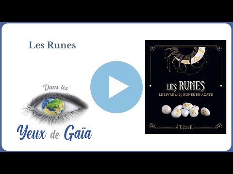 Les Runes - Coffret divinatoire avec livre et 25 runes en agate blanche - Bruno Liévin