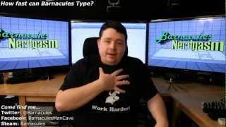 How fast can Barnacules type on his das Keyboard? Let's find out!