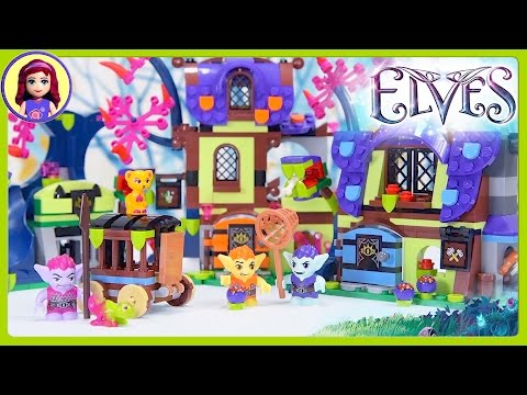 Lego Elves Magic Rescue from the Goblin Village Part 1 Build Review Silly Play - Kids Toys