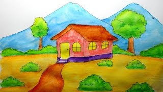Gambar Pemandangan Alam Untuk Anak Sd - Gambar Pemandangan