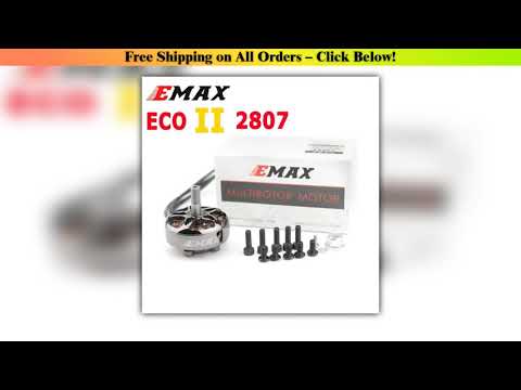 4pcs/lot EMAX ECOII Series eco ii 2807 6S 1300KV Brushless Motor For 7'' FPV Racing RC Drone Diy