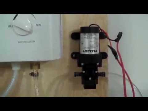 Eccotemp L5 Water Heater + Flojet LF122202A Water Pump Test
