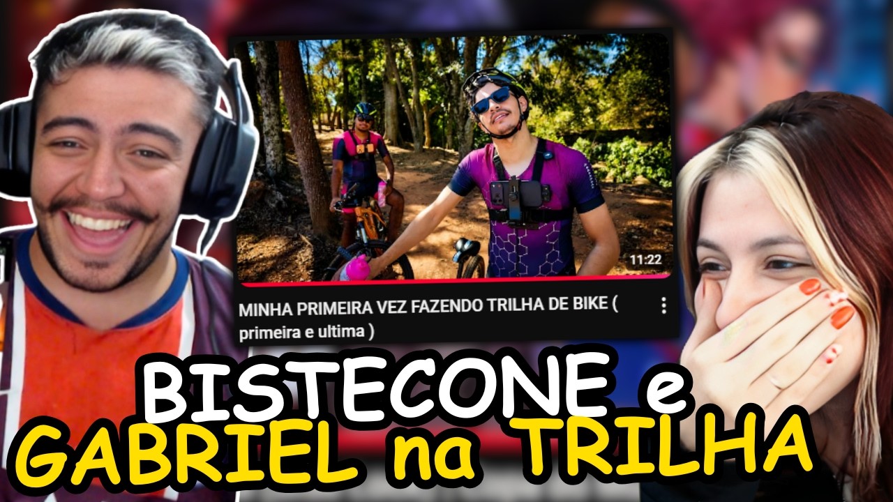 BISTECONE: MINHA PRIMEIRA VEZ FAZENDO TRILHA DE BIKE ( primeira e ultima ) | REACT