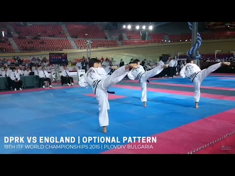 2015 ITF World Championships | DPRK vs England Ladies Team Patterns - Optional Pattern