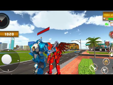 Dragon Car Robot Transform #10 - Police Robot Game | IOS/Android Gameplay