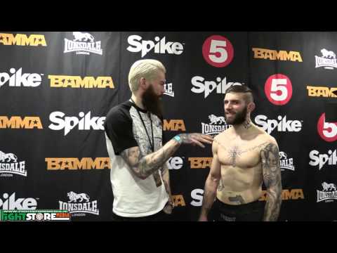 Lloyd Manning post fight interview at Bamma 24