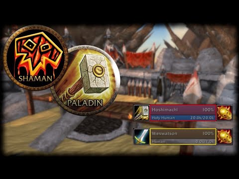 Prot Pally Resto Sham vs Warrior Paladin