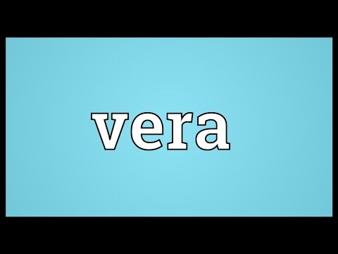 Vera Meaning