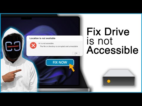 How To Fix Drive Is Not Accessible!