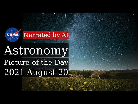 APOD: 2021-08-20 - Three Perseid Nights (Narrated by Brian)