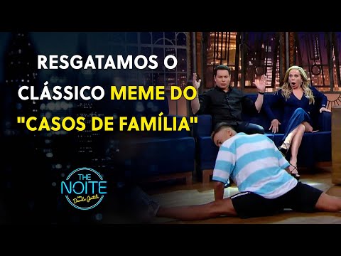 The "Family Cases" dancer meme was recreated on our stage | The Noite (04/04/24)