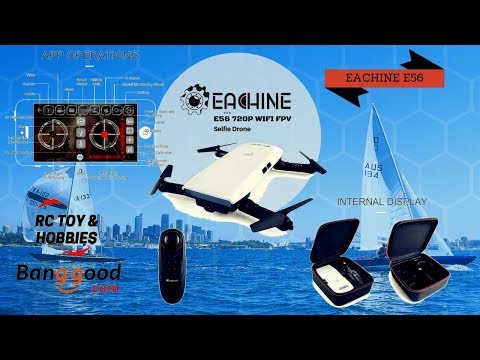 Eachine E56 REVIEW & FLIGHT TEST - One hand gravity control, NICE or NOT?