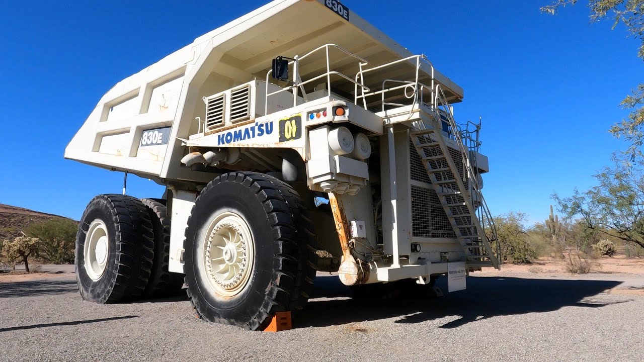 Komatsu 830E 240 Ton Haul Truck in 4k