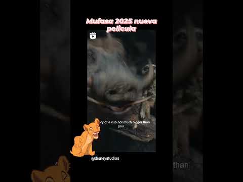 #Disney#mufasa #trailers 2025 se estrena en las taquilleras del cine se ve muy buena 🐯#poetadelaluna