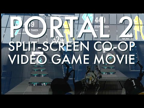 Video Game Movie of "Portal 2" - Split-Screen Co-op (Xbox 360)
