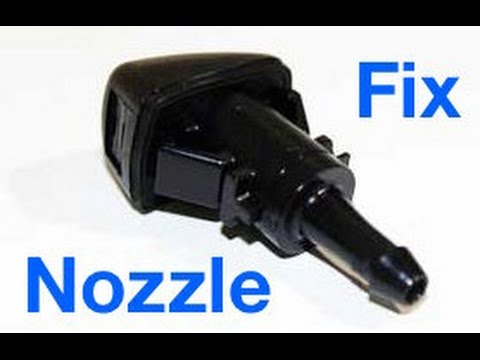 How To: Fix Or Replace Windshield Spray Nozzle Dodge Mopar Charger Challenger
