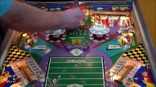 Finishing Up Our Gottlieb Pro Football Pinball Machine - Backglass , Playfield Work!