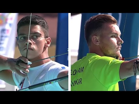 Thomas Chirault v Ziga Ravnikar – recurve men’s quarterfinal | 2021 European Olympic qual