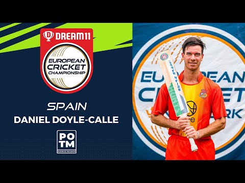 POTM: Doyle-Calle - Group A, Match 1 - SPA vs AUT | Highlights | Dream11 ECC, 2022 | ECC22.001
