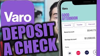How to Deposit a Check on Varo Account