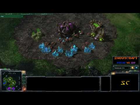 SHOUTcraft - Sid (Z) vs Dread (T) - Starcraft 2 Beta (TotalBiscuit solo commentary)