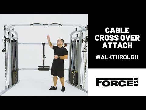 Force USA Multi Functional Trainer Cable Crossover Attach Walkthrough