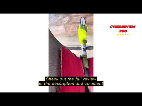 Review Sun Joe SWJ802E 9 FT 6.5 Amp Electric Pole Chain Saw with Adjustable Head