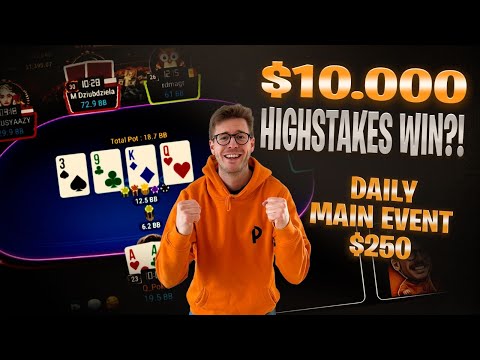 Will I win over $10,000 in the $250 Daily Main Event?! | Q_Poker Stream Highlights