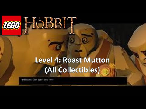 Lego the Hobbit Level 4 Roast Mutton FREE PLAY (All Collectibles)