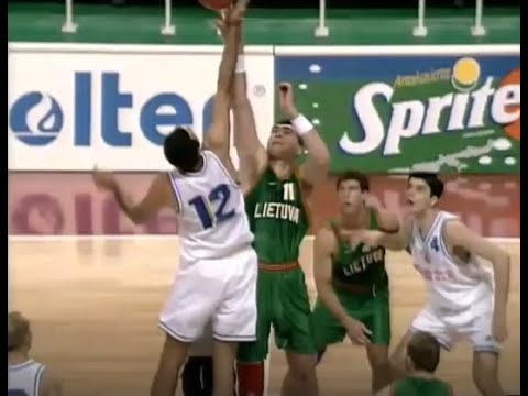 Sabonis vs Yugoslavia 1995 Eurobasket (Group A)