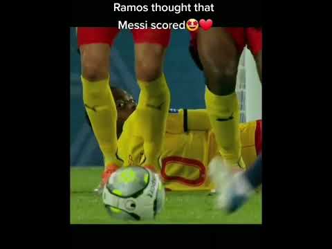 Ramos thought that Messi scored! the reaction 😍🔥