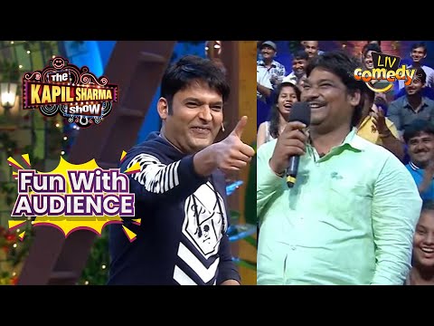 This Audience Told His Wife That He Is Visiting His Gf | The Kapil Sharma Show | Fun With Audience